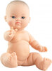 Paola Reina Gordi Babypop Blanca Asiatisches M&auml;dchen Dunkle Augen Nackt In Tasche 34 cm