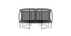 BERG trampoline Grand Ovaal Champion Regular 520X350 Grijs+ Safety Net Deluxe