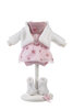 Llorens kleding set roze ster voor poppen van 35 cm