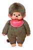 Monchhichi Junge Pl&uuml;schpuppe 45 cm mit rotem L&auml;tzchen