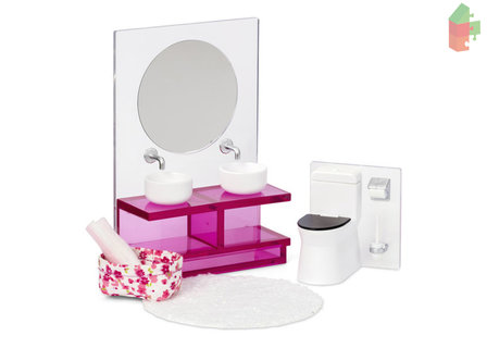 Lundby Puppenhaus-Set - Badezimmer mit Toilette