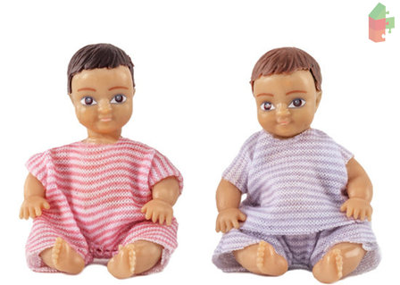 Lundby Puppenhaus Set - Zwei Babys
