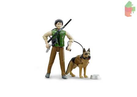 Bruder Bworld Ranger mit Hund und Zubeh&ouml;r