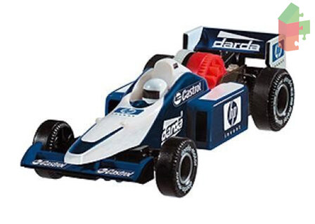 Darda Rennbahn Formel-1-Auto Blau