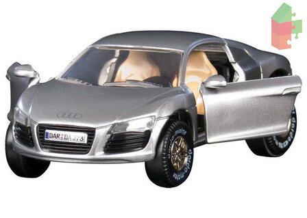 Darda Rennauto Audi R8 in Silber