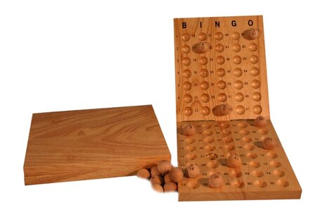 Steuerpult Bingo Holz 1-75
