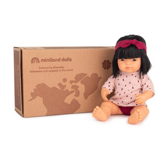 Miniland Puppe asiatisches M&auml;dchen 38cm