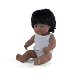 Miniland Puppe latin girl mit Unterw&auml;sche 38cm 