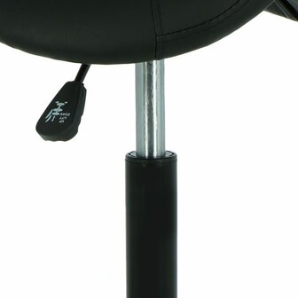 Hocker mit Sattelsitz, schwarz + R&uuml;ckenlehne