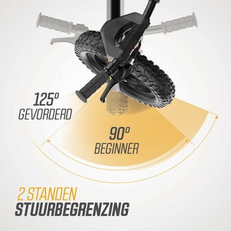 BERG Laufrad Biky Cross Grau mit Handbremse 2-5 Jahre 32 cm