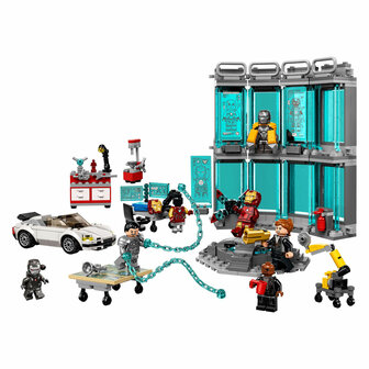 LEGO Superhelden 76216 Iron Man Waffenkammer