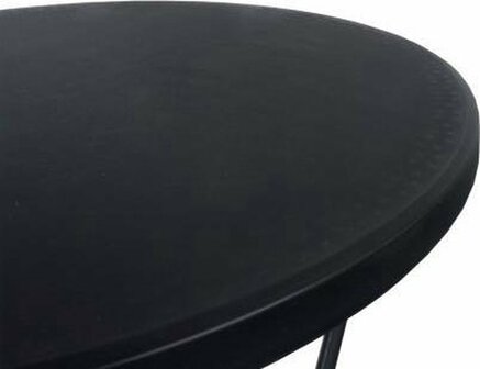 2x Statafel Zwart + 2x Rok Zwart