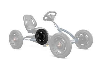 Wiel zwart 12.5x2.25-8 slick, aandrijf