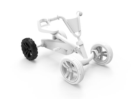 Wiel 9x2 Cross - Zwart/Zwart Achterkant Rechts