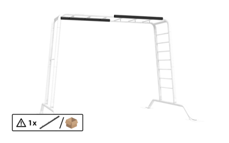 PlayBase - Frame L Topbar weld Female-Female