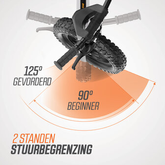 BERG loopfiets Biky Cross wit Handbrake 2-5 jaar 32 cm