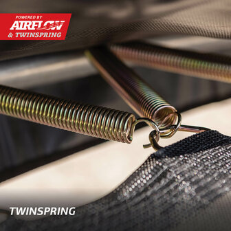 BERG trampoline Elite Regular 380 Grijs + Safety Net Deluxe