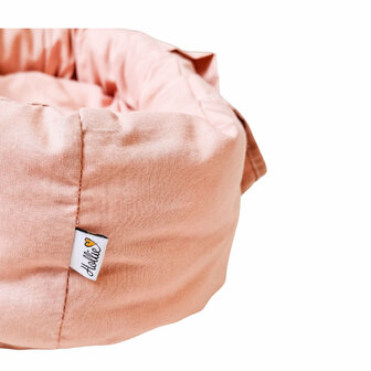 Poppendraagmand peach