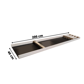 Set Sjoelbak Heemskerk HS-10 + Sjoelbak Hoes Zwart