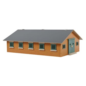 Kids Globe Paardenstal Hout Met 9 Paardenboxen 1:32