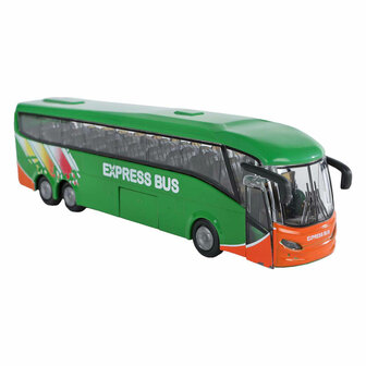Kids Globe Bus Die Cast met Licht en Geluid, 18,5cm