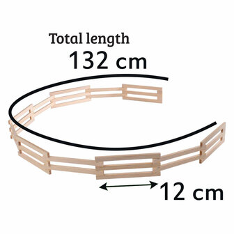Kids Globe Houten Omheining 1:32, 132cm