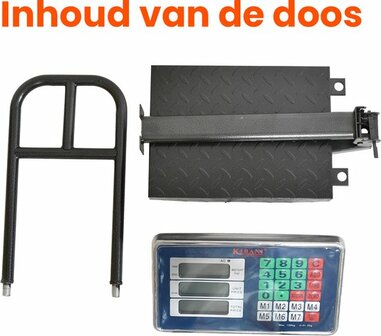 Platform weegschaal 150 kg