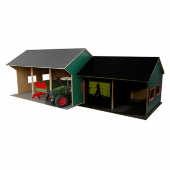 Kids Globe Landbouwloods voor 3 Voertuigen, 1:16