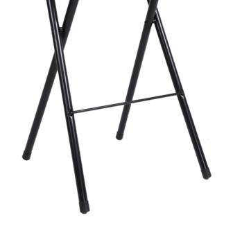 Alora Barkrukken Set 3x - Inklapbaar Met Rugleuning - Zwart