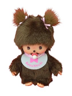 Bebichhichi M&auml;dchen Pl&uuml;schpuppe 16 cm mit L&auml;tzchen von Monchhichi