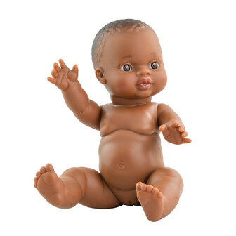 34 cm Babypuppe Gordi Amparo von Paola Reina, unbekleidet, Vinyl