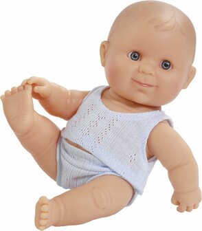 Paola Reina Babypuppe 21 cm M&auml;dchen mit Unterw&auml;sche in Geschenkbox