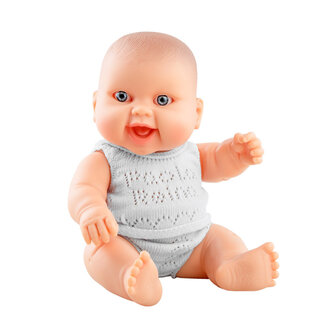 Paola Reina Gordi Babypuppe Junge 21 cm mit Lachen und Unterw&auml;sche