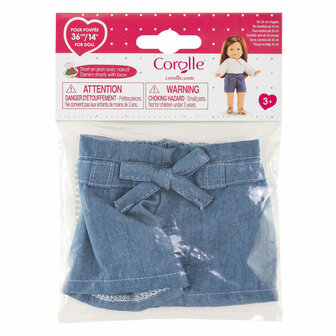Ma Corolle Poppen Spijkershort met Strik - 36cm