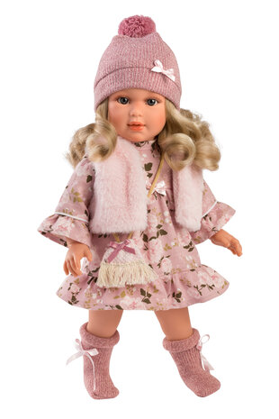 Llorens Puppe Anna mit Fellweste - 40 cm