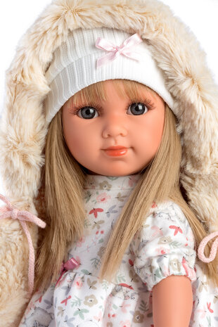Llorens Puppe Elena mit rosa Jacke - 35 cm