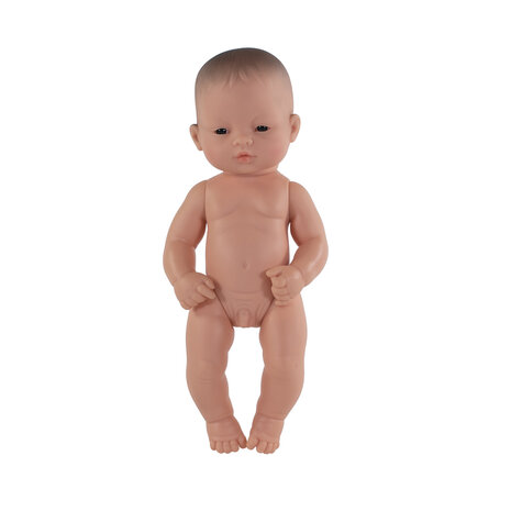 Miniland Babypuppe nackt asiatischer Junge 32cm