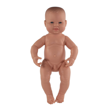 Miniland Babypuppe nackter europäischer Junge 40cm
