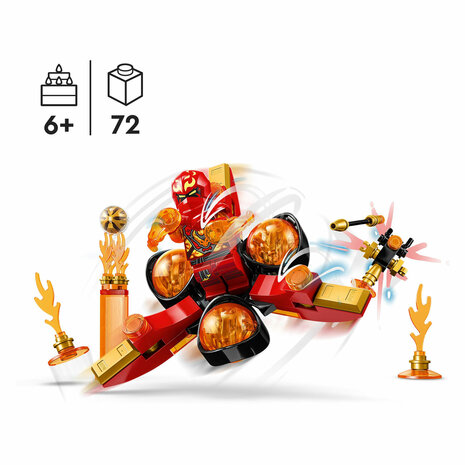 LEGO Ninjago 71777 Kai's Drachenkraft Spinjitzu Flip