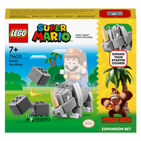 LEGO Super Mario 71420 Erweiterungsset: Rambi, das Nashorn