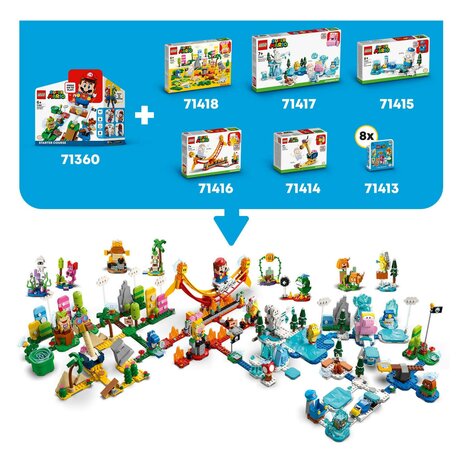 LEGO Super Mario 71418 Makersset: Kreative Werkzeugkiste