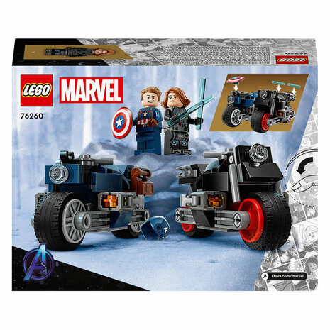 LEGO Super Heroes 76260 Black Widow & Captain America Motorrad