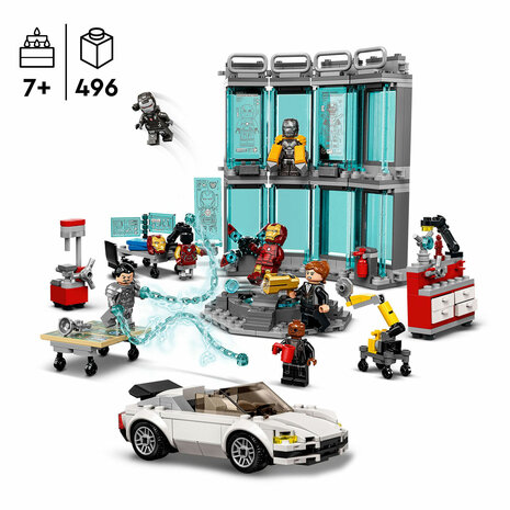 LEGO Superhelden 76216 Iron Man Waffenkammer