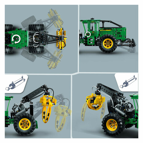 LEGO Technic 42157 John Deere 948L-II Wood Transport Machine