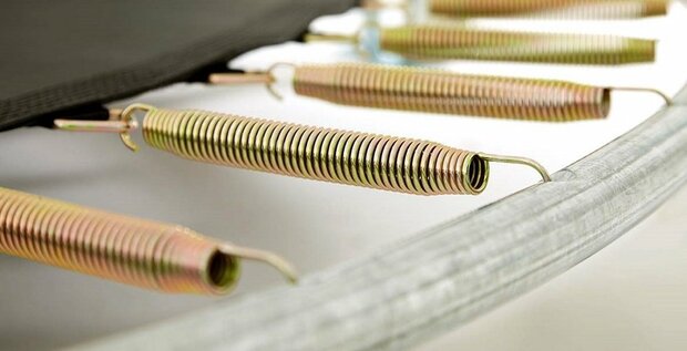 BERG trampoline Favorit InGround 430 Groen + Safety Net Comfort