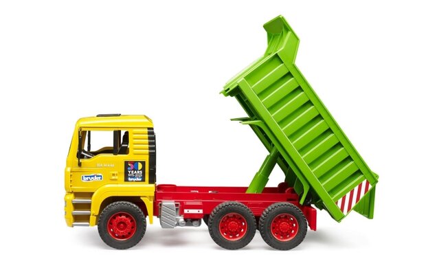 Bruder  MAN TGA vrachtwagen met kipopbouw