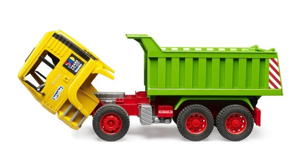 Bruder  MAN TGA vrachtwagen met kipopbouw