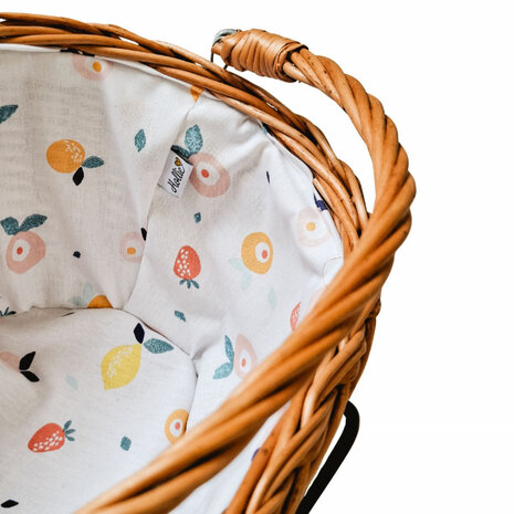 Fietsmand glitter fruit