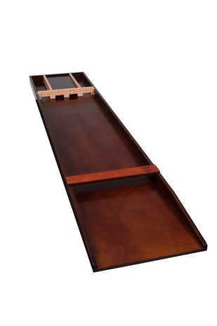 Longfield Sjoelbak Wedstrijd Luxe - 30 Sjoelstenen - Beukenhout