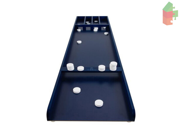 Mini Sjoelbak "Boris" by Jan des Bouvrie blauw 120 cm